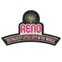 Reno Patch - Biggest Little City in the World Sign - Nevada