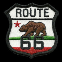 California Patch - Route 66 - California Flag Bear
