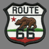 California Patch - Route 66 - California Flag Bear