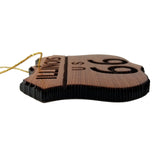 Route 66 Ornament - Illinois - Christmas Road Sign Wood