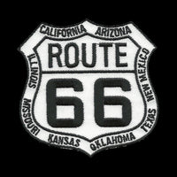 Route 66 With all Route State Names Iron On Patch
