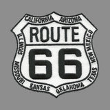Route 66 With all Route State Names Iron On Patch