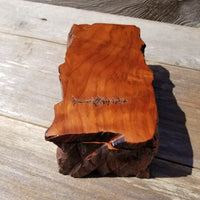 Wood Jewelry Box Redwood Tree Engraved Rustic Handmade Curly Wood #196 Gift for Men Gift for Women Anniversary Gift Housewarming Home Decor