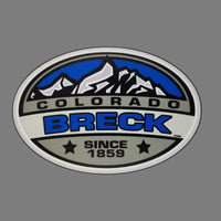 Breckenridge Colorado Decal – Ski Patch- CO Resort Sticker – Colorado Souvenir – Travel Sticker 3.5" Oval Mountains Breck Travel Gift