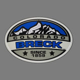 Breckenridge Colorado Decal – Ski Patch- CO Resort Sticker – Colorado Souvenir – Travel Sticker 3.5" Oval Mountains Breck Travel Gift