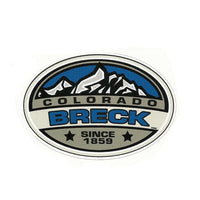 Breckenridge Colorado Decal – Ski Patch- CO Resort Sticker – Colorado Souvenir – Travel Sticker 3.5" Oval Mountains Breck Travel Gift