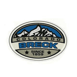 Breckenridge Colorado Decal – Ski Patch- CO Resort Sticker – Colorado Souvenir – Travel Sticker 3.5" Oval Mountains Breck Travel Gift