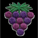 Grapes Bunch Iron On Patch – Cluster of Grapes – 1.5″ Craft Patch - California Grapes