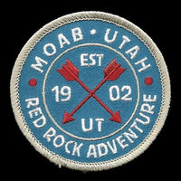Utah Patch – Moab UT – Red Rock Adventure - Arches National Park – Travel Patch Iron On – UT Souvenir Patch Circle 2.5″ Travel Gift