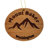 Mount Baker Ornament Handmade Wood Ornament Washington Souvenir Mountains WA Ski