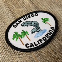 California Patch - San Diego - Dolphins - Palm Trees