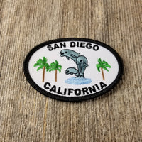 California Patch - San Diego - Dolphins - Palm Trees