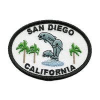 California Patch - San Diego - Dolphins - Palm Trees