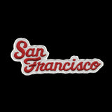 San Francisco Patch - Script Cursive Font - California Souvenir