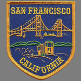 San Francisco Patch - Golden Gate Bridge - Cable Car Trolley