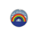 San Francisco Patch - Rainbow and Sailboat - California Souvenir