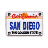 San Diego License Plate California Patch Iron On