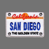 San Diego License Plate California Patch Iron On