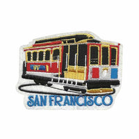 San Francisco Cable Car Iron On Patch