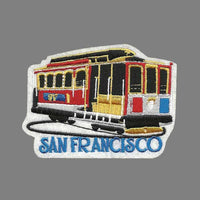 San Francisco Cable Car Iron On Patch