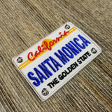 Santa Monica Patch - California Golden State - CA License Plate