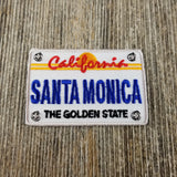 Santa Monica Patch - California Golden State - CA License Plate