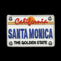 Santa Monica Patch - California Golden State - CA License Plate