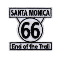 Santa Monica Route 66 End of the Trail Patch Iron On
