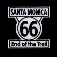 Santa Monica Route 66 End of the Trail Patch Iron On