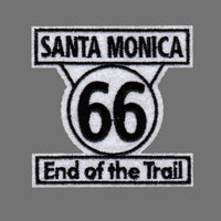 Santa Monica Route 66 End of the Trail Patch Iron On