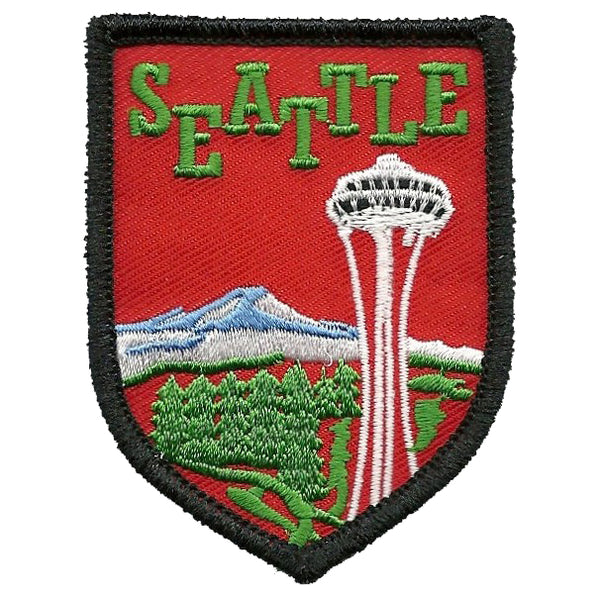 Seattle Patch - Space Needle - Mt Rainier Washington