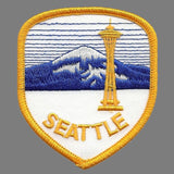 Seattle Patch - Space Needle - Mt Rainier Washington