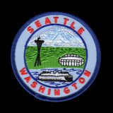 Seattle Washington Space Needle Patch Iron On