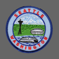 Seattle Washington Space Needle Patch Iron On