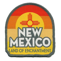 New Mexico Patch – NM Land of Enchantment - Travel Patch – Souvenir Patch – Embellishment Applique –  2.75" Iron On