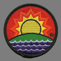 Solar Future Logo Iron On Patch - Solar Power
