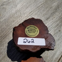 Wood Ring Box Redwood Rustic Handmade California Redwood Jewelry Box Storage Box Token Ashes #262