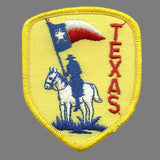 Texas Patch - Ranger on Horse - Texan Flag