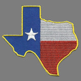 Texas Patch - TX Flag State Shape - Lonestar