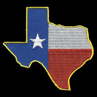 Texas Patch - TX Flag State Shape - Lonestar