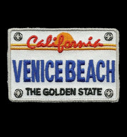 Venice Beach Patch - California Golden State - CA License Plate
