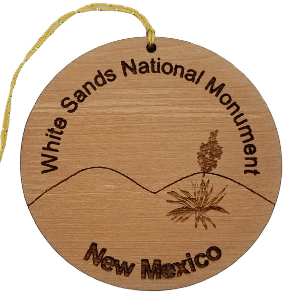 White Sands National Monument Christmas Ornament NM