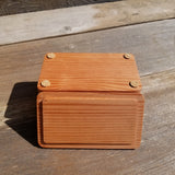 Wood Box Redwood Handmade California Redwood Jewelry Box 6 inch