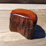 Wood Trinket Box Handmade Box with Redwood Rustic California Redwood Jewelry Box Storage Box Limb Box #374
