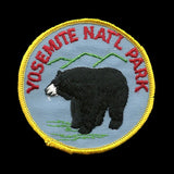 Yosemite National Park Iron On Patch Black Bear