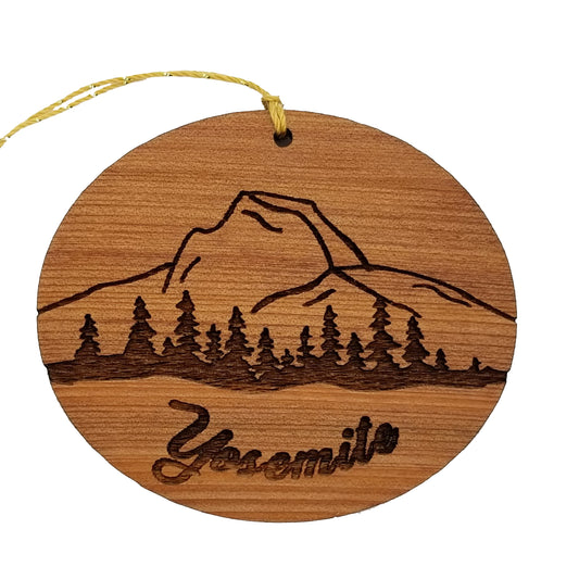 Yosemite Ornament - California Souvenir - National Park - California Redwood - 15007