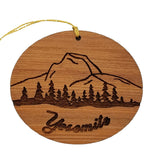 Yosemite Ornament - California Souvenir - National Park - California Redwood