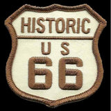 Route 66 Patch – Historic US Sign – Travel Patch Iron On 2.5"