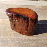 Handmade Wood Box with Redwood Rustic Handmade Ring Box California Redwood #316 Christmas Gift Anniversary Gift Ideas