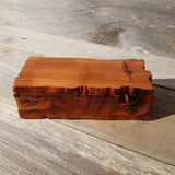 Wood Jewelry Box Redwood Tree Engraved Rustic Handmade Curly Wood #437 Mens Valet Christmas Gift 5th Anniversary